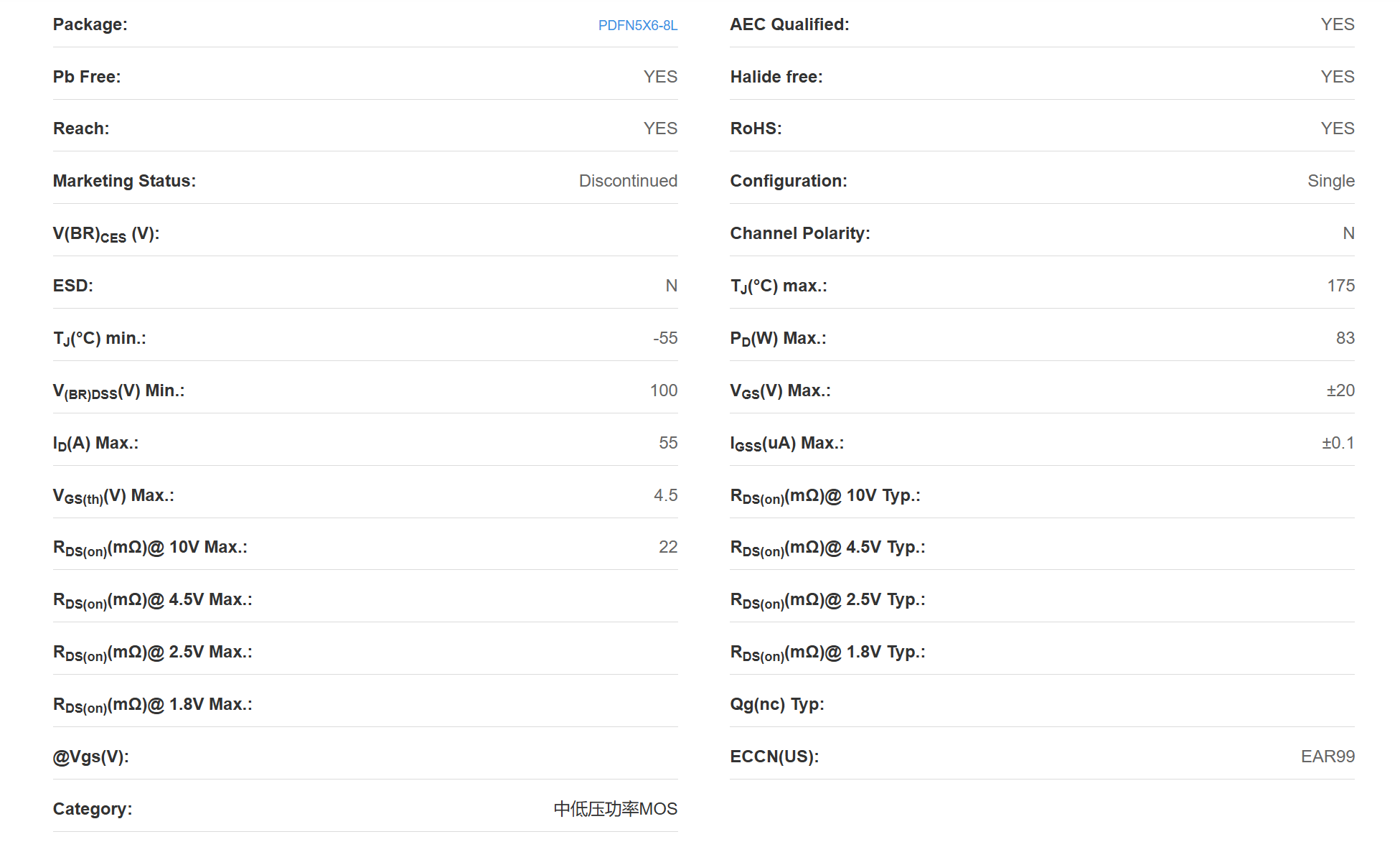 1N5711W表一